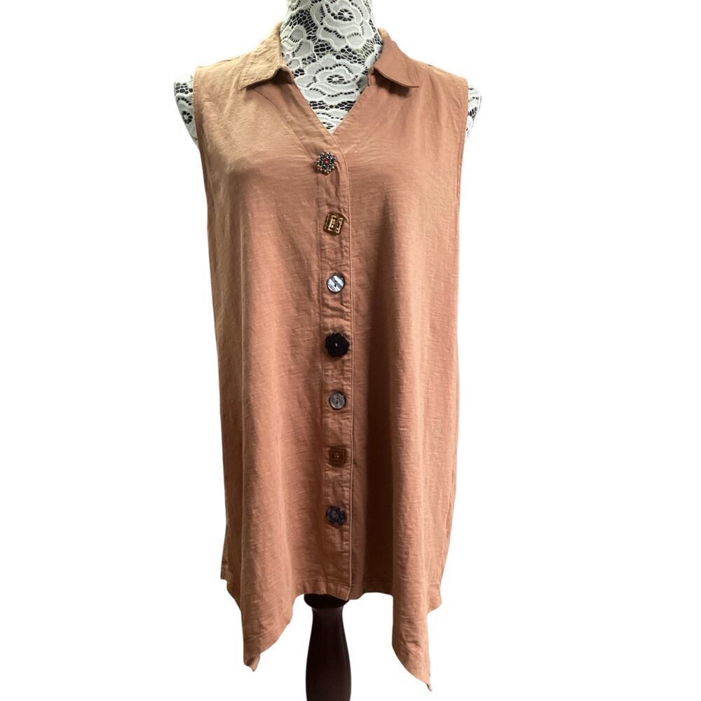 Soft Surroundings Danielle Multi-Button Knit Tuni… - image 2